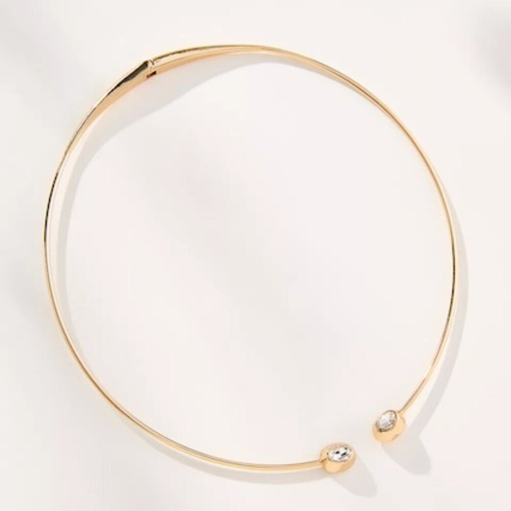 Anthropologie Crystal Collar Necklace NWT